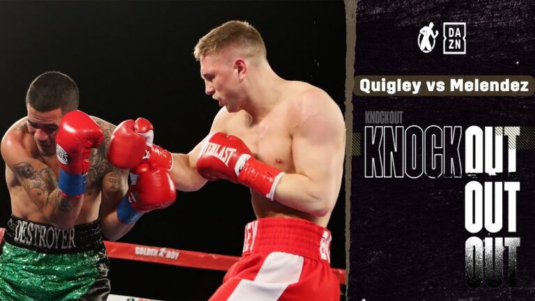 KO | Jason Quigley vs Jorge Melendez! Quigley Shines Under The Bright Lights Of Fabulous Forum!