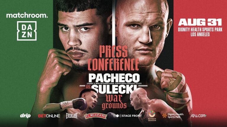 Diego Pacheco Vs Maciej Sulecki Plus Undercard Press Conference