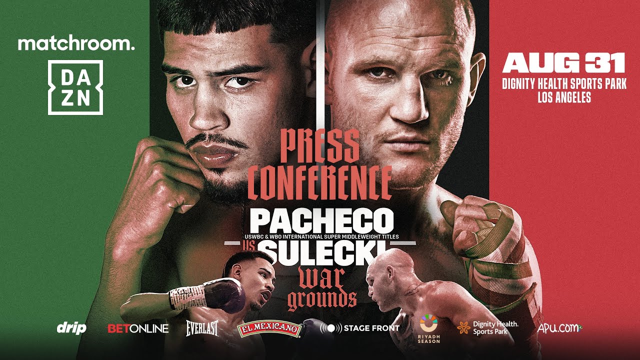 Diego Pacheco Vs Maciej Sulecki Plus Undercard Press Conference