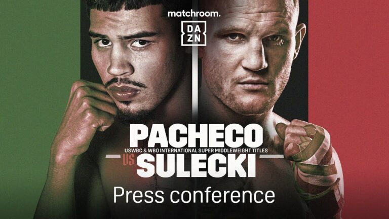 DIEGO PACHECO VS. MACIEJ SULECKI PRESS CONFERENCE LIVESTREAM