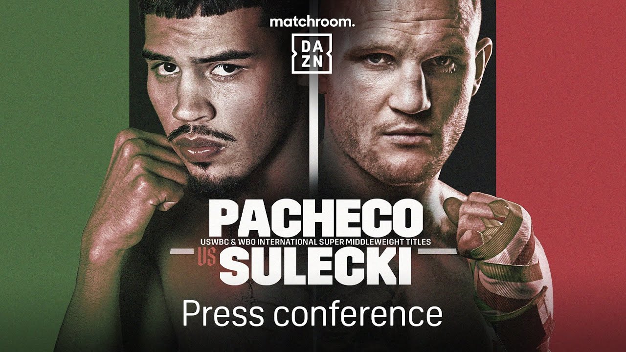 DIEGO PACHECO VS. MACIEJ SULECKI PRESS CONFERENCE LIVESTREAM