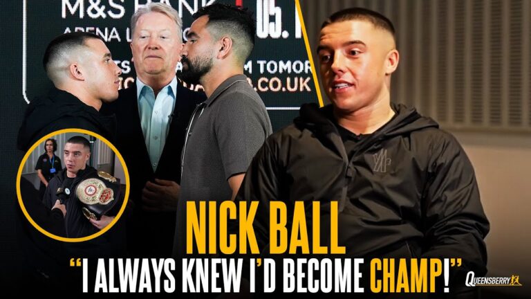 â€œI always knew Iâ€™d become CHAMPâ€ 🏆 Nick Ball talks Ronny Rios and praises Frank Warren