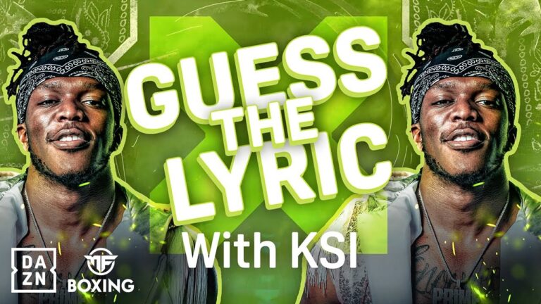 Guess The Lyric With KSI