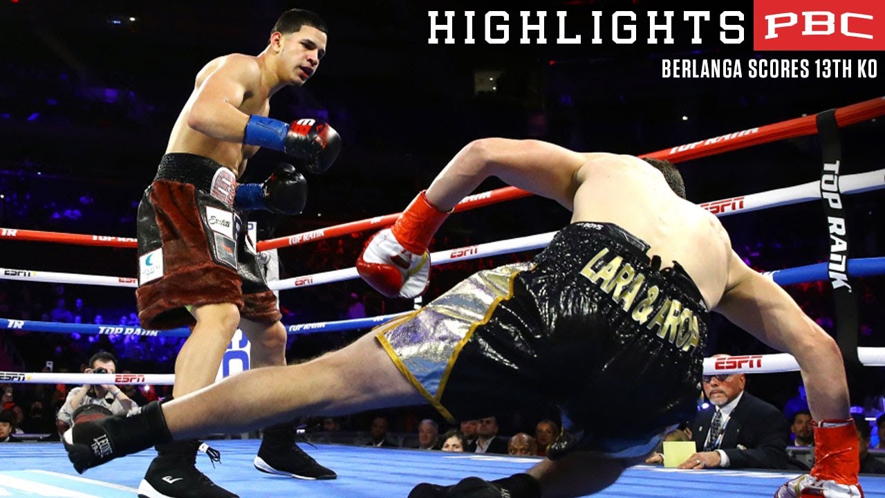 Berlanga delivers 13th first round KO against Nuenz | #CaneloBerlanga