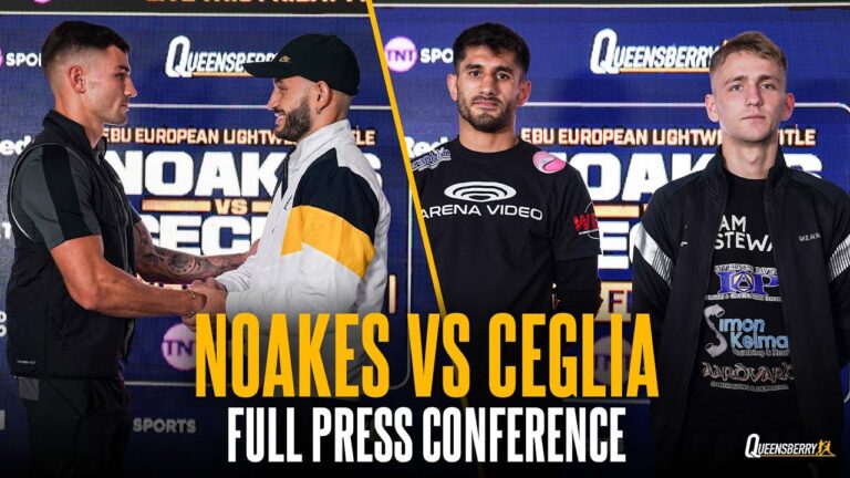 FULL PRESS CONFERENCE! Sam Noakes vs Gianluca Ceglia for the EBU European Lightweight Championship 💥