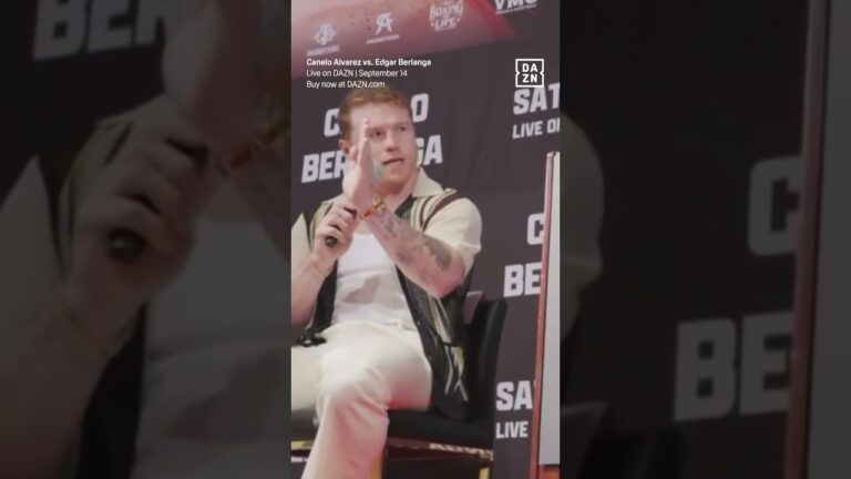 🗣️ Canelo predicts an early night 🥊💣