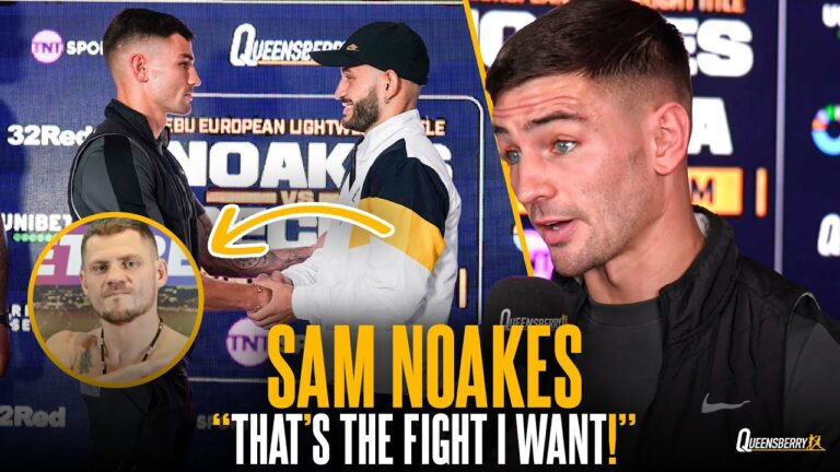 “That's the fight I want!” | Sam Noakes' warning to WBO World Lightweight Champion Denys Berinchyk