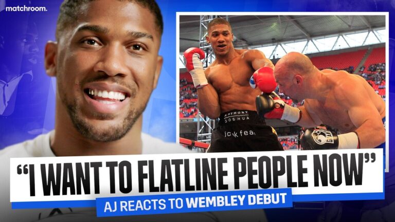 “Let Me Get The Job Done!”- Anthony Joshua Recalls Wembley First Fight Before Daniel Dubois