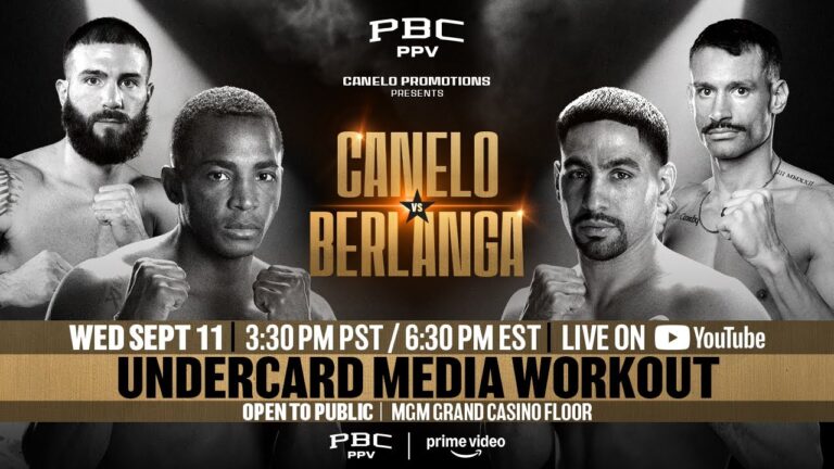 UNDERCARD MEDIA WORKOUT | #CaneloBerlanga Fight Week