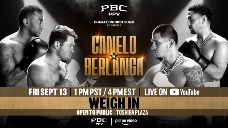 Canelo vs. Berlanga: Weigh-In | PBC PPV on Prime Video