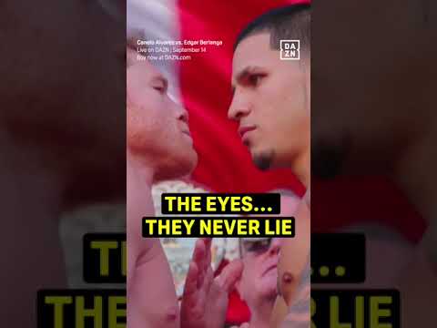 👀 Face Off between Canelo and Berlanga  #dazn #boxing #canelo #daznboxing #caneloberlanga