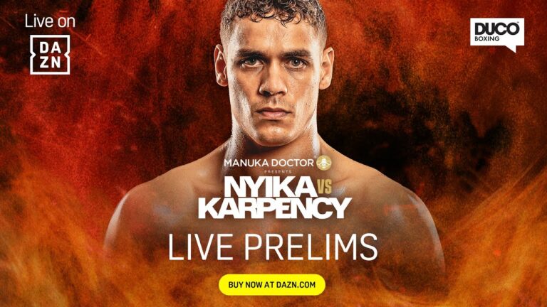 DAVID NYIKA VS. TOMMY KARPENCY PRELIMS LIVESTREAM