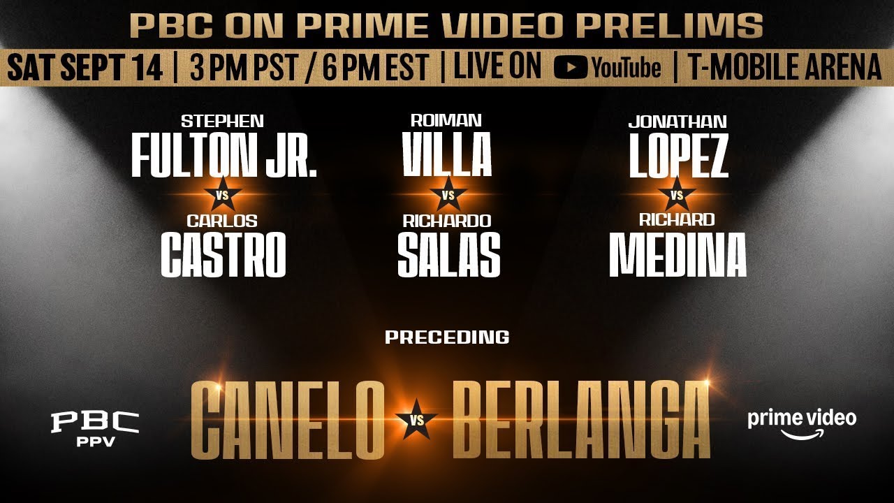 Canelo vs. Berlanga: Full Prelims | PBC PPV on Prime Video
