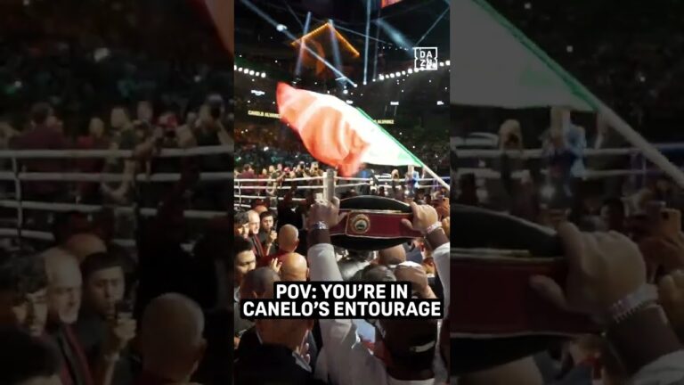 POV: You enter the ring with Canelo Alvarez 🇲🇽 #CaneloBerlanga