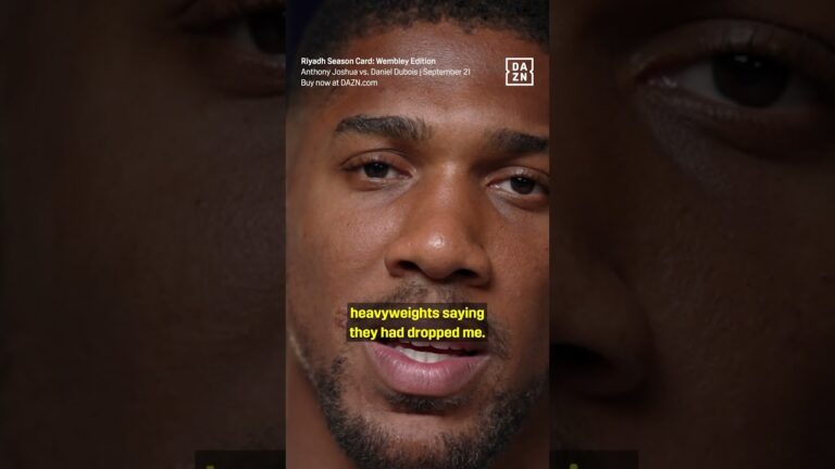 They have history 👀 This isn't the first time Anthony Joshua and Daniel Dubois stepped in the ring.