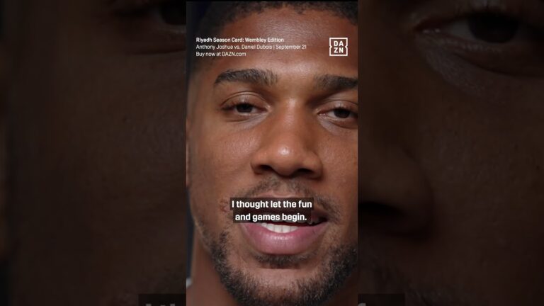 Olympics Changed His Life 🏅Anthony Joshua on how joining team Great Britain was instrumental. #dazn