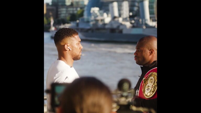 Anthony Joshua Vs Daniel Dubois: First Fight Week Face Off 👁️👁️