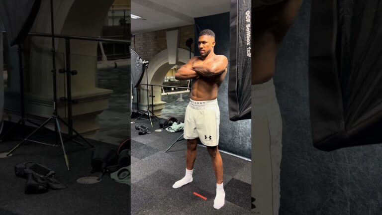 📸 Anthony Joshua's Fight Week Photoshoot Vs Daniel Dubois