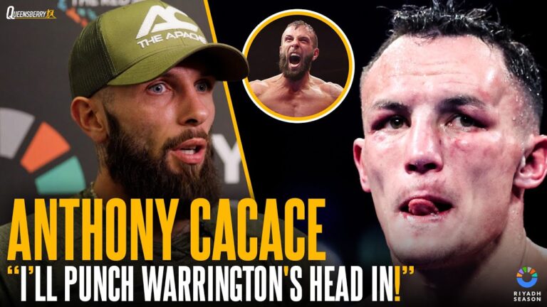 Anthony Cacace FUMES He'll “PUNCH Warrington's HEAD IN” 🤬 Ominous POWER WARNING Issued To His Rival