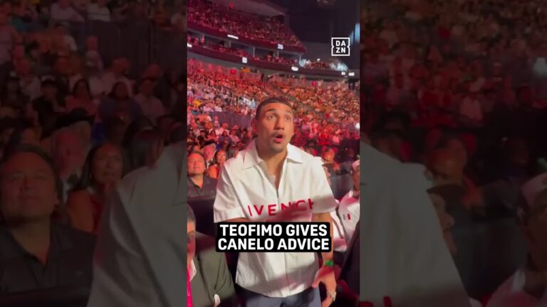 Teofimo Lopez gives Canelo Alvarez advice #CaneloBerlanga