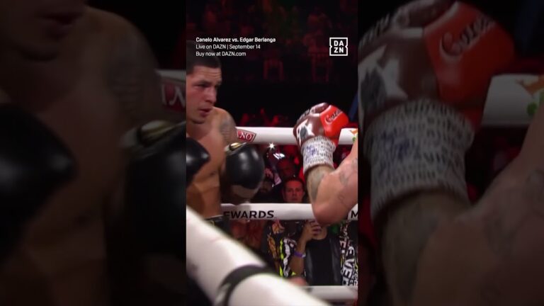 Berlanga got dropped early 👀 #CaneloBerlanga | LIVE NOW on DAZN! Click link in bio to buy