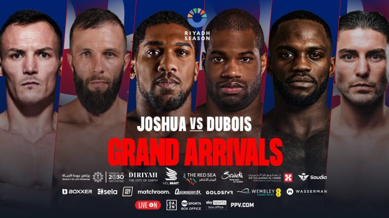 Anthony Joshua Vs Daniel Dubois & Undercard Grand Arrivals