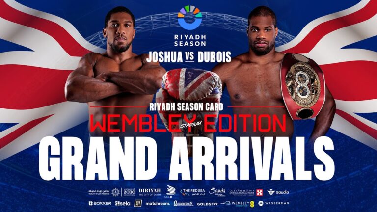 Anthony Joshua vs Daniel Dubois Grand Arrivals LIVE | Riyadh Season Card: Wembley Edition 🏟️