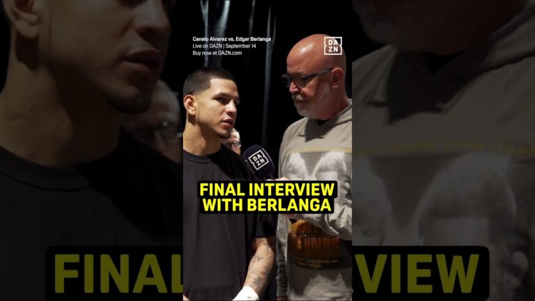 Is he getting a tattoo after? 👀       #CaneloBerlanga | LIVE NOW on DAZN! Click link in bio to buy