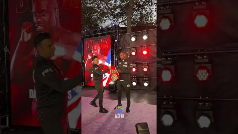 Daniel Dubois is loving his grand arrival 🤩