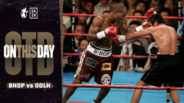 On This Day | Bernard Hopkins vs Oscar De La Hoya! Oscar Boxed Brilliantly But Was Out-Weighed!