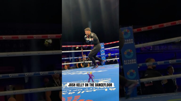 Josh Kelly on the dancefloor 🕺 #Boxing