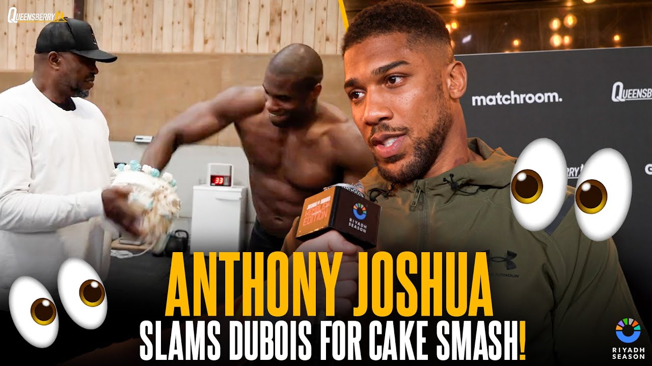 Anthony Joshua SLAMS Dubois For Cake Smash | DEMANDS His Respect 😳🎂
