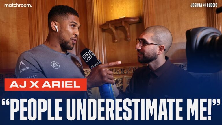 “I Have To Prove Myself, Dubois Will Test My Manhood!”- Anthony Joshua Tells Ariel Helwani