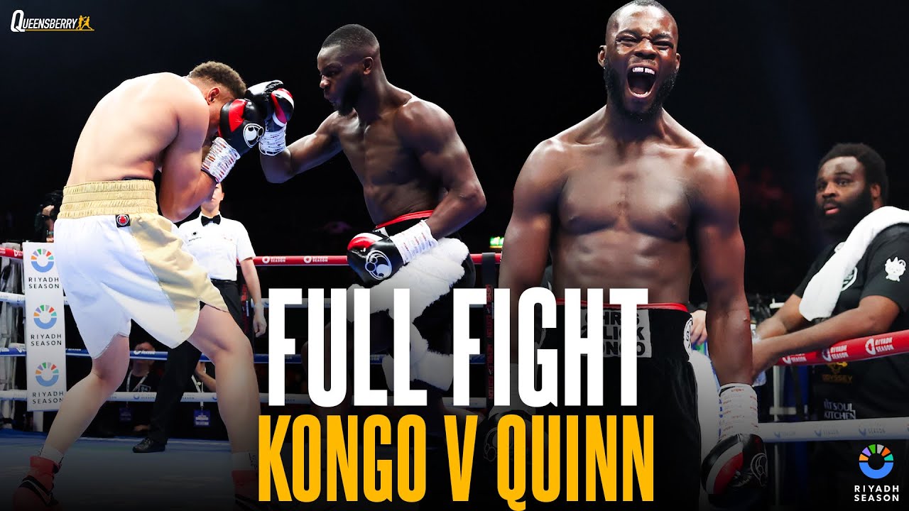 Chris Kongo vs Jacob Quinn | FULL FIGHT | Anthony Joshua Watches Slick Performance 🔥