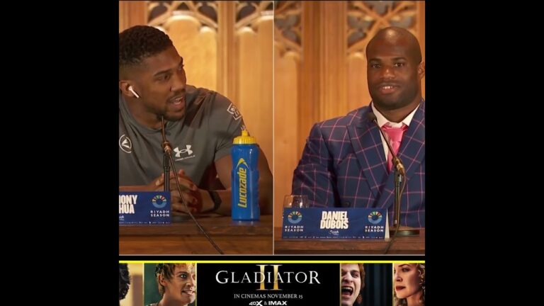 Daniel Dubois Cuts Off Anthony Joshua At Presser & Regrets It 🤣