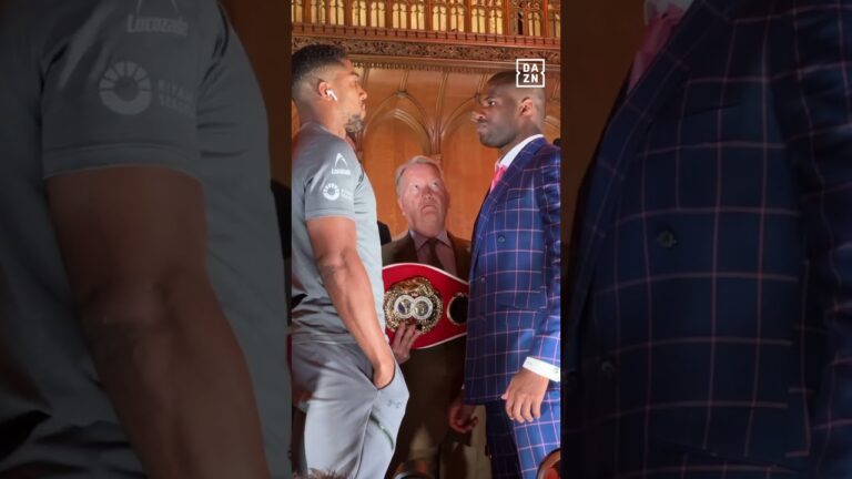 Anthony Joshua ⚔️ Daniel Dubois face off 😤