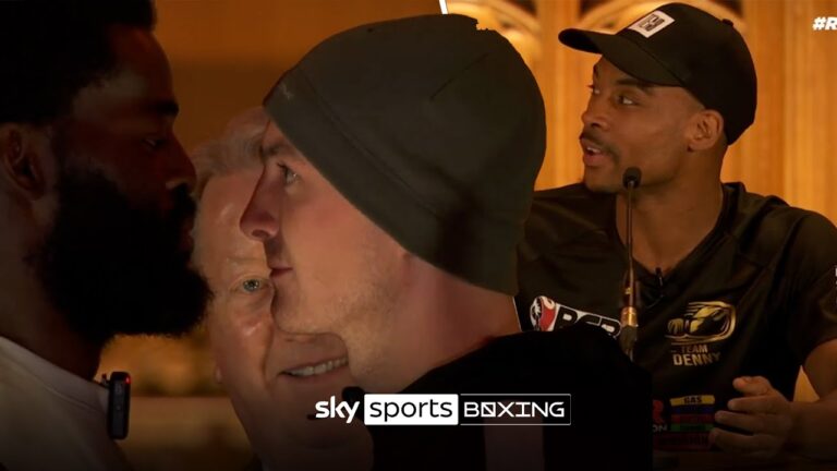 “He's an emotional wreck!” 👀 | Best bits from FIERY AJ-Dubois undercard press conference!