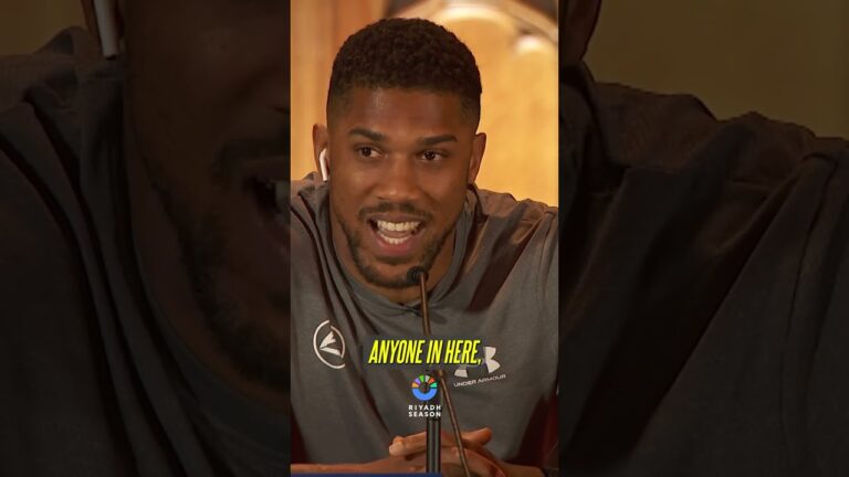 AJ and Daniel Dubois re-calling their beef almost turned into  beef 😳🍿