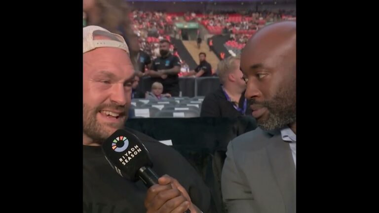 Tyson Fury Talks Anthony Joshua Vs Daniel Dubois 😬🍿