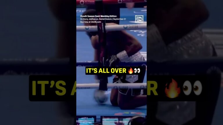 It's all over 💥 #shorts #riyadhseason #daznboxing