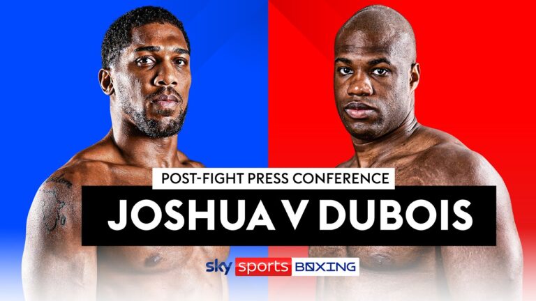 POST-FIGHT PRESS CONFERENCE! 👊 | Anthony Joshua v Daniel Dubois
