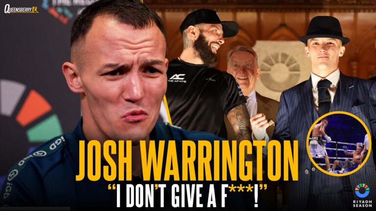 “I DON'T GIVE A F***!” 🤬 Josh Warrington SLAMS Critics INSISTING He Boxed Leigh Wood's Head Off 😤
