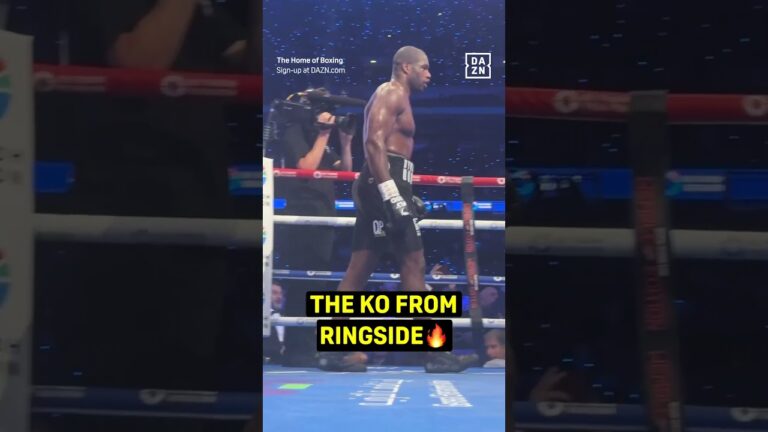 DANIEL DUBOIS DID THAT 😱 #shorts #daznboxing #joshuadubois