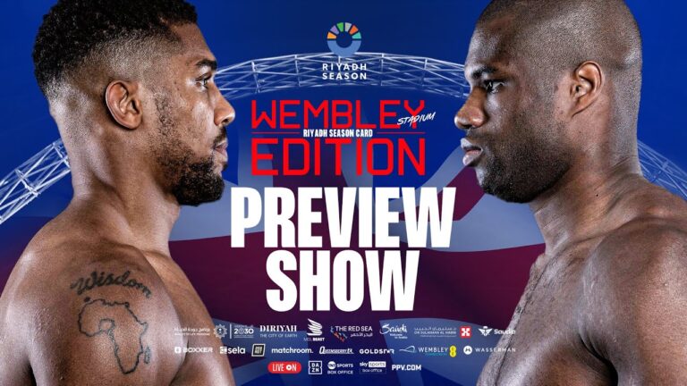 Anthony Joshua Vs Daniel Dubois Final Build-Up Preview Show