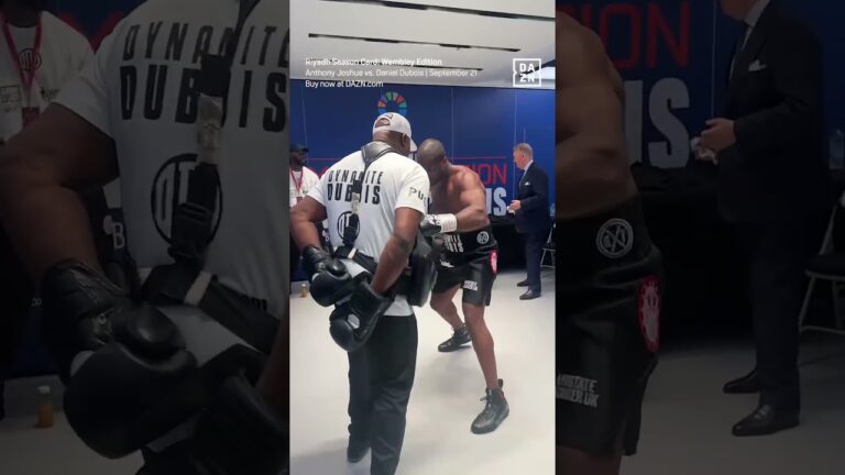 Daniel Dubois looks ready to go ❗#shorts #daznboxing #riyadhseason  #joshuadubois