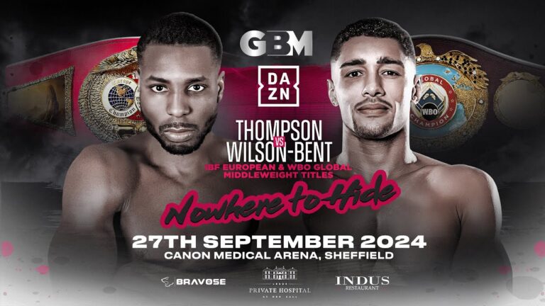 SHAKIEL THOMPSON VS. RIVER WILSON-BENT WEIGH IN LIVESTREAM
