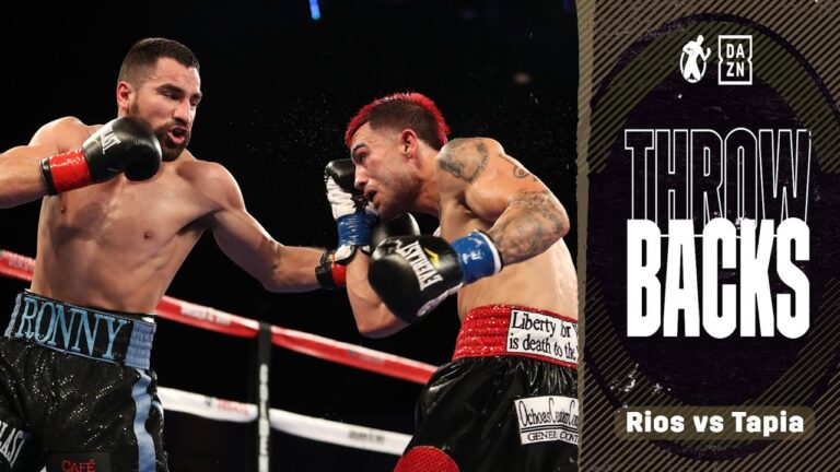 Throwback | Ronny Rios vs Roy Tapia! A Dominant Performance From Prospect to Contender! (FULL FIGHT)