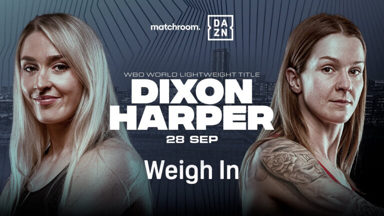 RHIANNON DIXON VS. TERRI HARPER WEIGH IN LIVESTREAM