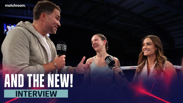 “History!” – Terri Harper & Eddie Hearn React To World Title Win Vs Rhiannon Dixon
