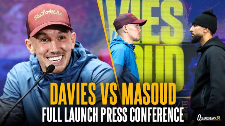 FULL PRESS CONFERENCE! Liam Davies vs Shabaz Masoud IBO World Super-Bantamweight Title Fight 💥